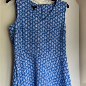 Talbots Blue Sleeveless dress